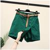 Women's Summer Casual Shorts, Korean Style A-Line Shorts with Elastic Waistband, Fashionable and Slimming