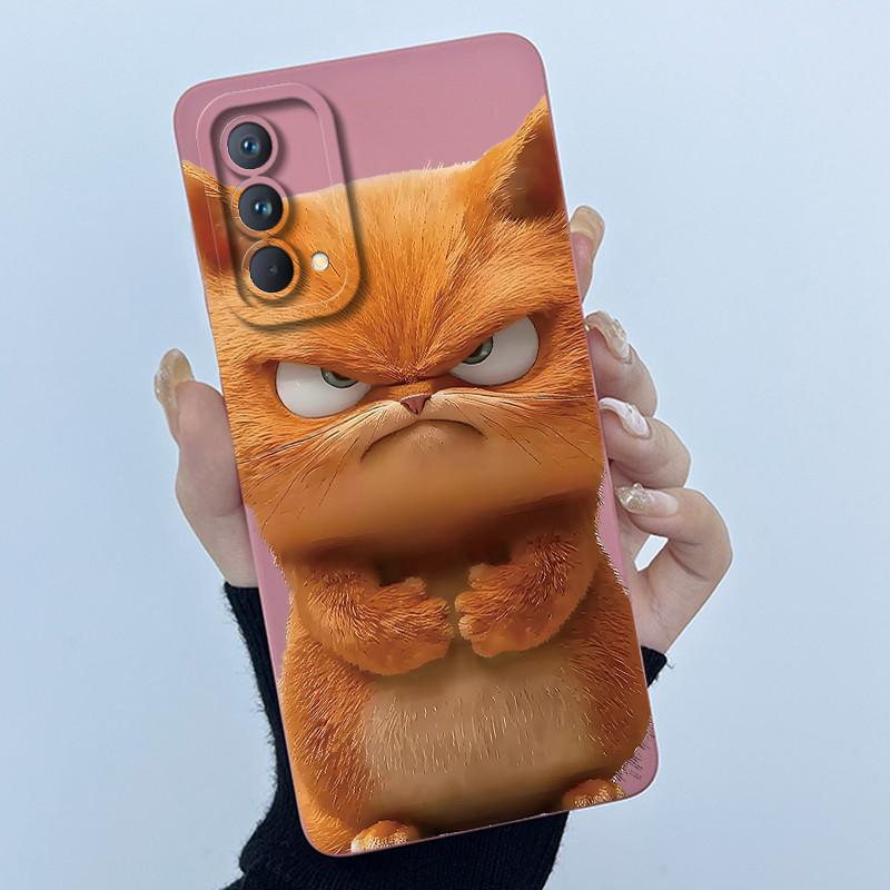 For Realme GT Master Edition Case Cover For Realme GT Neo Flash 2T Q3 Pro 5G Cases Cute Cartoon Cat TPU Shockproof Bumper Coque