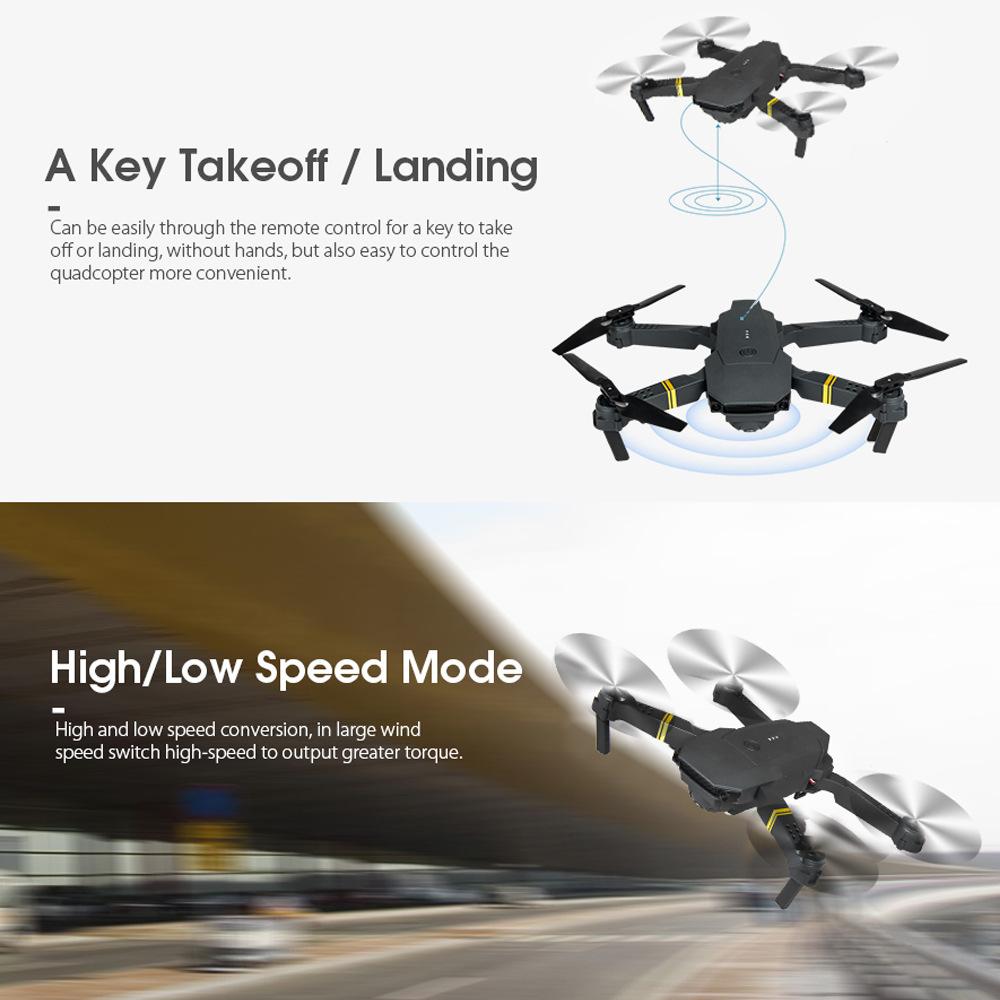 New Remote Control Drone E58 HD Wifi FPV Dual Camera Aerial Photography Quadcopter Toy Gift for Kids