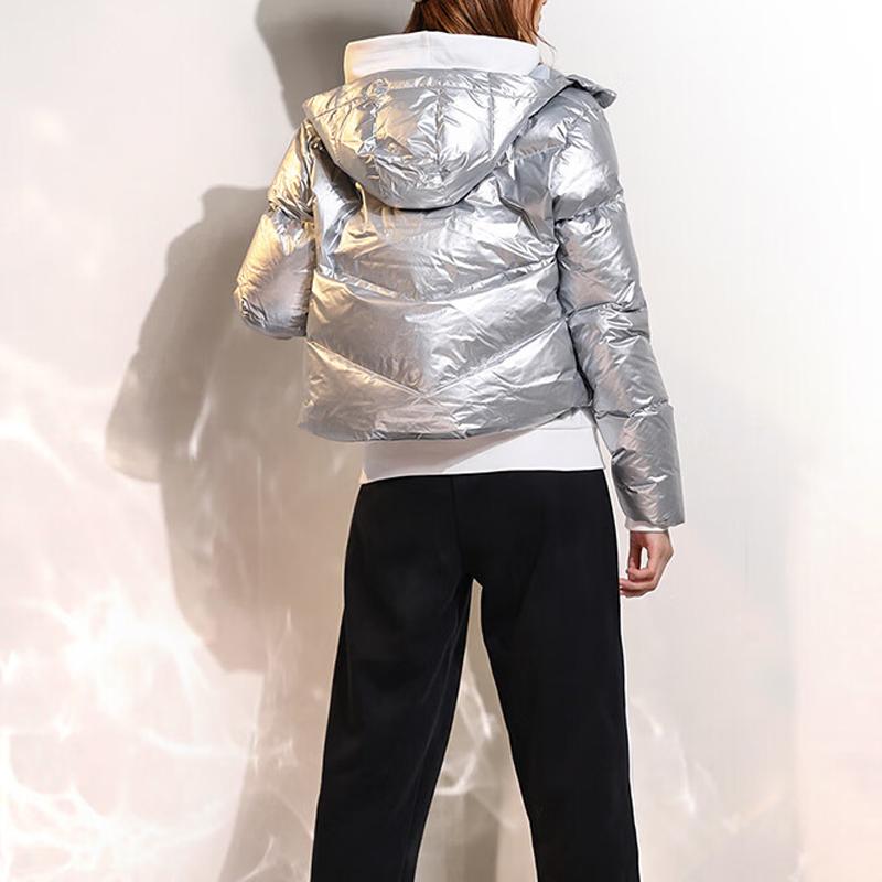 Puma Классическая куртка-пуховик с капюшоном Shine Down Женские куртки Цементно-серый 599144-10