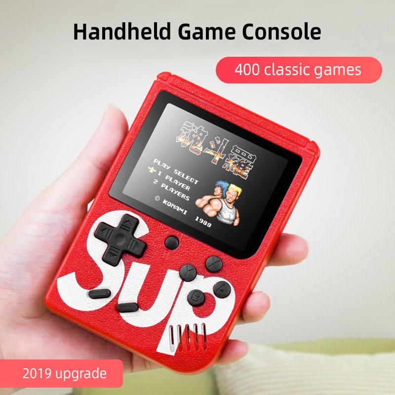 Портативная игровая консоль SUP, встроенный 400 игровых плееров, ретро-видеоигры для детского геймпада, геймпад