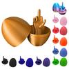Middle Finger Easter Egg Funny Prank Toy 3D Printed Hilarious Surprise Ornament Rude Joke Egg Gag Gift for Office Party Birthday