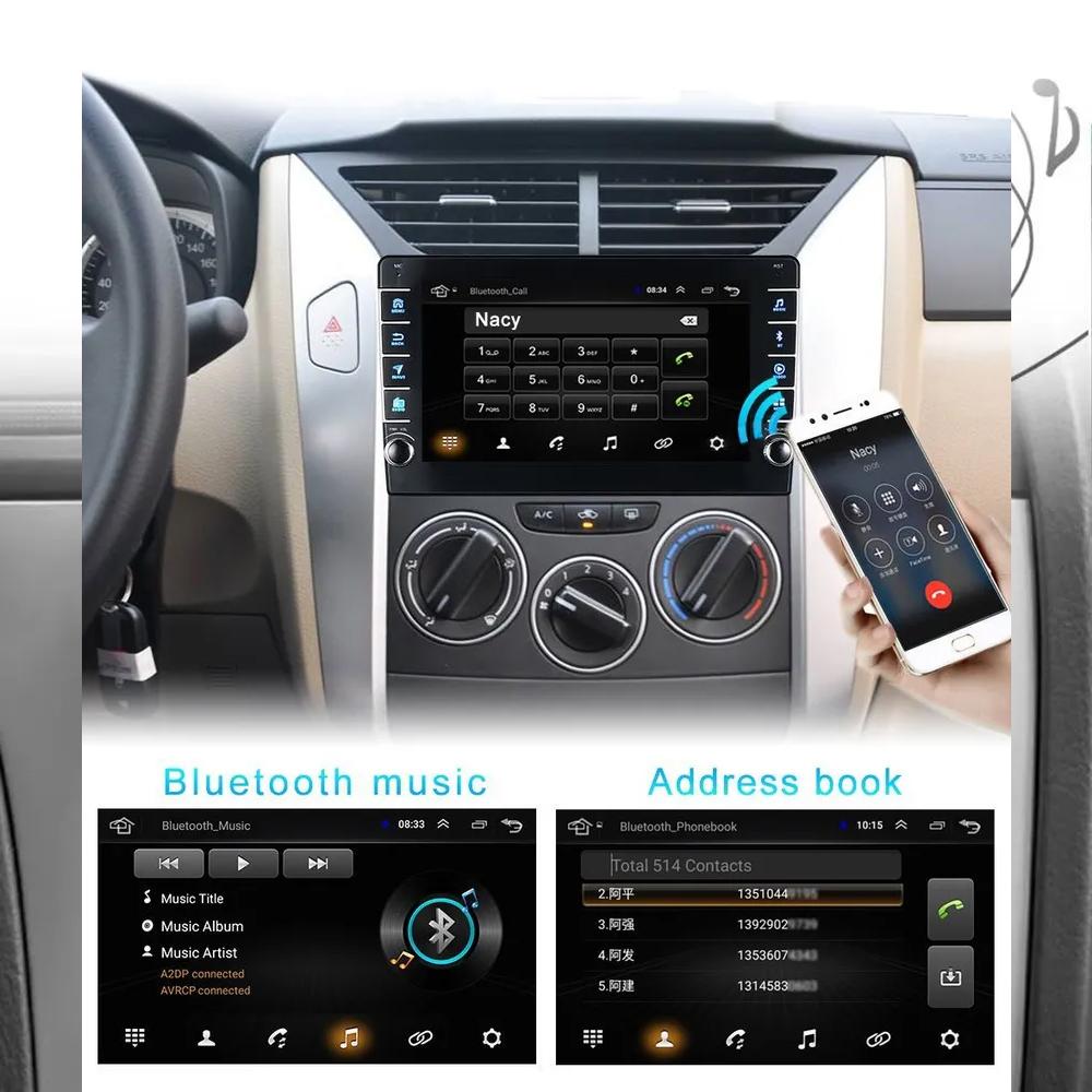 Мультимедийный видеоплеер на базе Android для Mitsubishi Outlander 2012-2018 с кнопкой Carplay WiFi BT 2 Din 2 + 32 ГБ