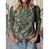 New Women's Floral Pattern T Shirts 3D Print Tops O-Neck Casual Pullover Long Sleeve Y2K Clothing For Girls Fashion Sweatshirt