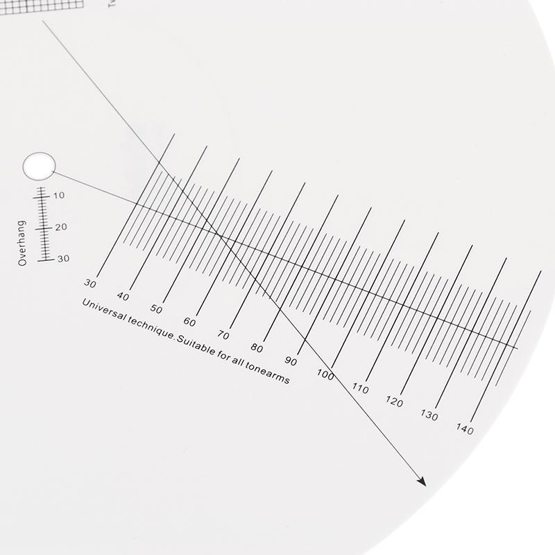Калибровочная пластинка для звукоснимателя виниловой пластинки, измеритель расстояния, транспортир, регулировочный инструмент