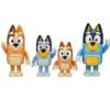 Action Toy Figures Bluey Bingo Family Doll Toys Made of High Quality Abs Material 4pcs
