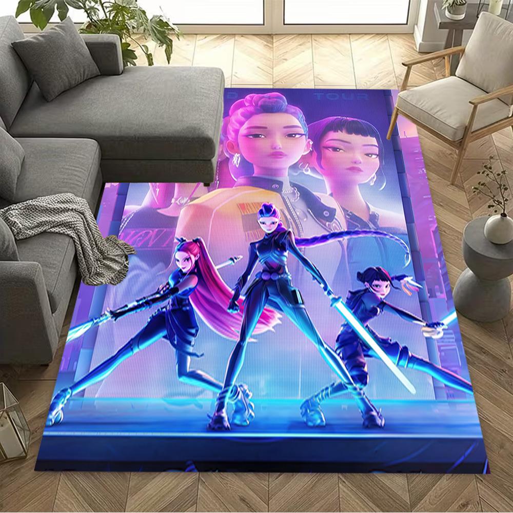 Dance Party Stars Area Rug Perfect for Playrooms Bedrooms Outdoor Decorate room Antislip Carpet Anime Office Decor Perfect Gift for Friends & Family