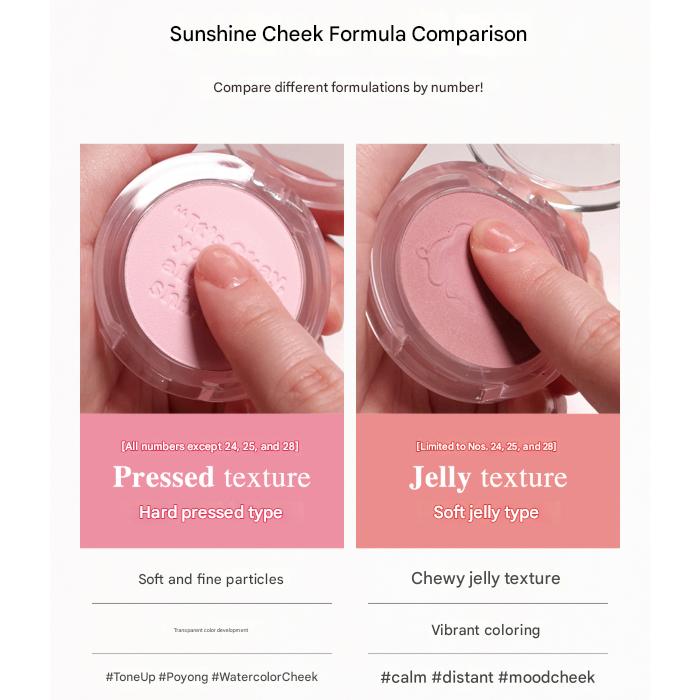 CLUB CLIO PERIPERA Pure Blushed Sunshine Cheek 4,2 г (15 цветов, 15 вариантов)
