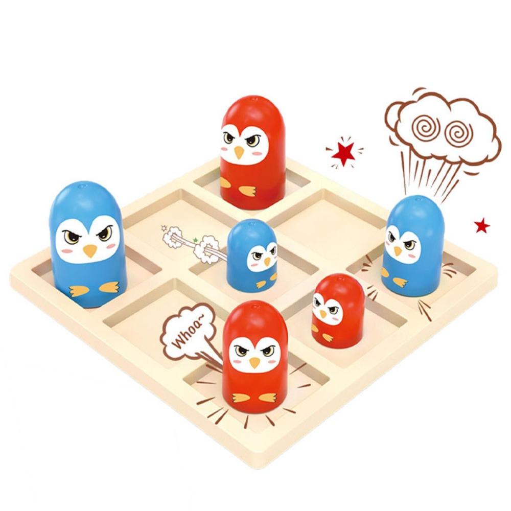 Interactive Tic Tac Toe Board Game 2 Players XO Chess Board Toys  Children/Kids