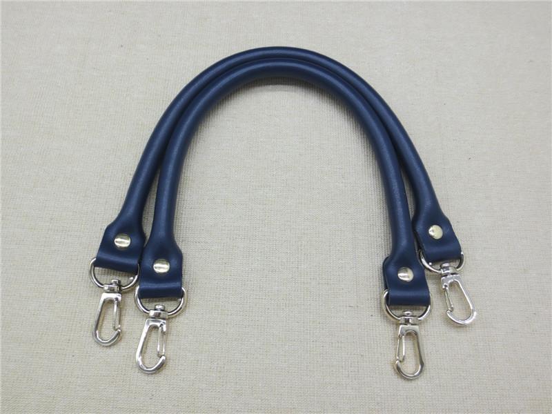 2 шт. Кожаный ремешок для женской сумки Однотонный Замена DIY Портабельный ремень Металлическая пряжка Аксессуары для сумки Ручки для ручной сумки 40 см