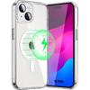 Protective Case - BOOLING - for iPhone 15 Plus - Transparent - Rigid - Tempered Glass