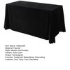 Tablecloth Oblong Shape Pure Color Easy Care Velvet Table Protection Banquets Party