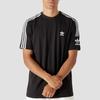 Adidas Originals Clover Retro 3-полосная футболка с круглым вырезом и короткими рукавами, мужские топы, черные ED6116