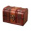 Vintage Treasure Chest Wooden Jewelry Box Antique Jewelry Storage Box  Packaging Box