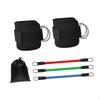 3 Pieces Ankle Resistance Bands Weights Fitness Band Set Exercise with Cuffs Leg And