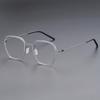 FIRADA Fashion Acetate Fiber Glasses Women Retro Square Titanium Eyewaer Optical Prescription Eyeglasses Frame For Men L9852-C