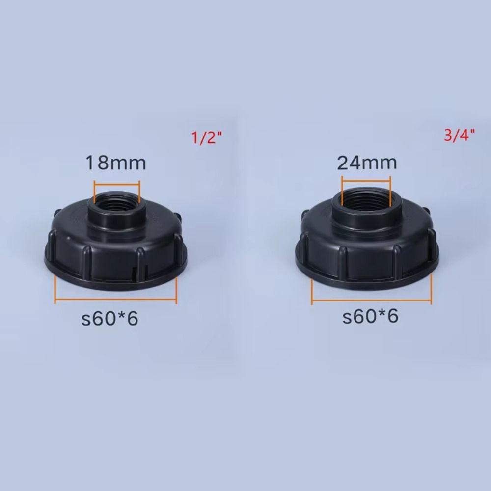 Прочный адаптер для резервуара для воды IBC 1/2'' 3/4'' 1" Шланговый переключатель Краны Клапан для водяного куба Для сада дома