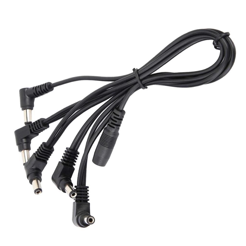 5-канальный кабель для электродов Daisy Chain для гитарных эффектов, адаптер питания, разветвитель