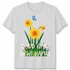 Happy St Davids Day Tshirt Dydd Gwyl Dewi Hapus Welsh Daffodil Unisex Tee Wales