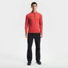 Fila Модная повседневная спортивная удобная флисовая теплая трикотажная футболка с длинным рукавом серии Ski для мужчин, топы, флуоресцентно-красный A11M546204FRD