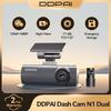 Видеорегистратор Dash Cam N1 Двойная запись (передняя и задняя) NightVIS 1296P Видеорегистратор для автомобиля DVR Управление через приложение