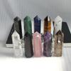 6070mm Natural Quartz Crystal Point Healing Obelisk Hexagonal Wand Decor Reiki