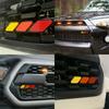 Трехцветная эмблема решетки радиатора для 2018-2021 toyota tacoma trd 4runner tundra