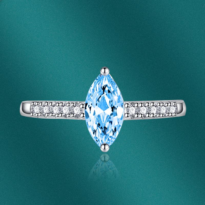 Sace Gems Классическое кольцо из медного сплава с цирконом, женские ювелирные изделия, свадебный подарок для вечеринки