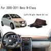 Для Mercedes-Benz B-Class W245 200 170 2005-2011 Dashmat Крышка приборной панели Накладка на приборную панель Коврик для приборной панели Ковер с украшениями