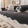 New French Retro Sofa Cushion Universal In All Seasons, Non-Slip And Anti-Cat Scratch Special-Shaped Sofa Seat Cushion, Sub-Cover Cloth Towel