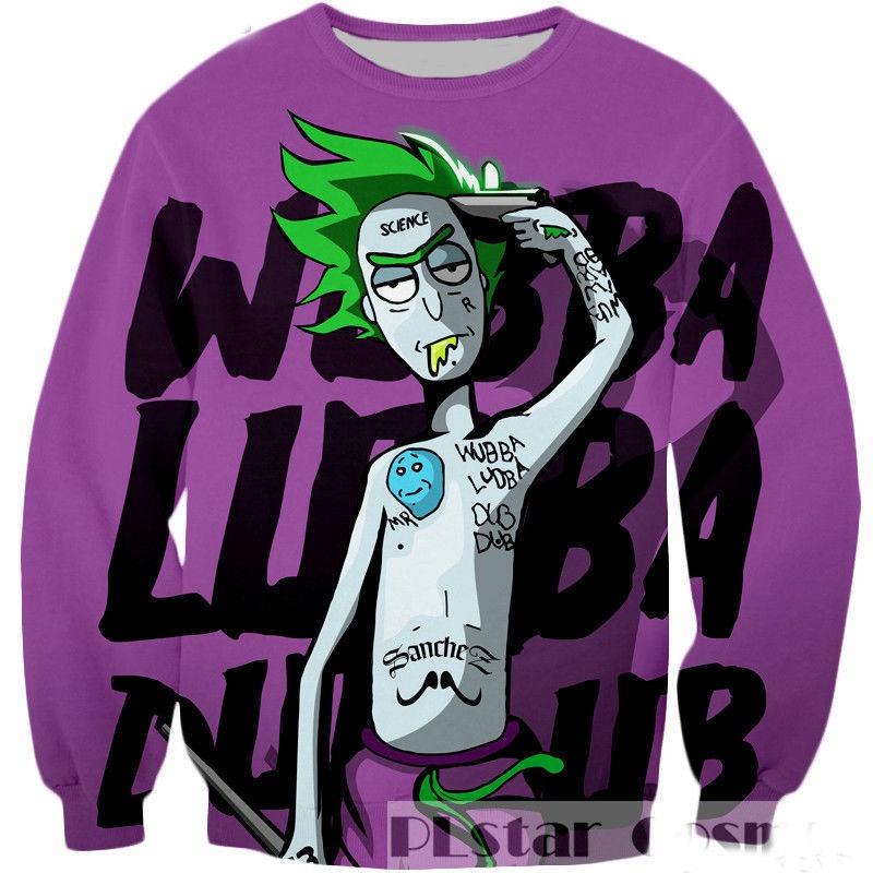 And Womensmens Rick Morty Funny 3d Print Casual Sweatshirt Hoodies Top Pullover