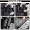 2PCS Bling автомобильные накладки на ремни безопасности, чехлы на ремни безопасности со стразами для женщин, накладка на ремень безопасности автомобиля с хрустальным бриллиантом, салон автомобиля