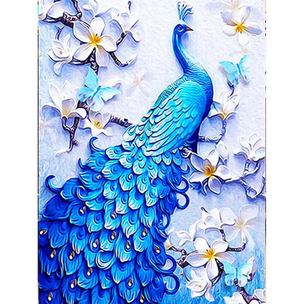 DIY Diamond Painting Kit Animal Diamond Embroidery Cross Stitch Peacock Pictures Of Rhinestones Mosaic Decortion