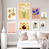 Abstract Flowers Vase Wall Art Posters Prints Canvas Decorative Painting Wall Decoration Mural Pictures Boho Living Room Decor