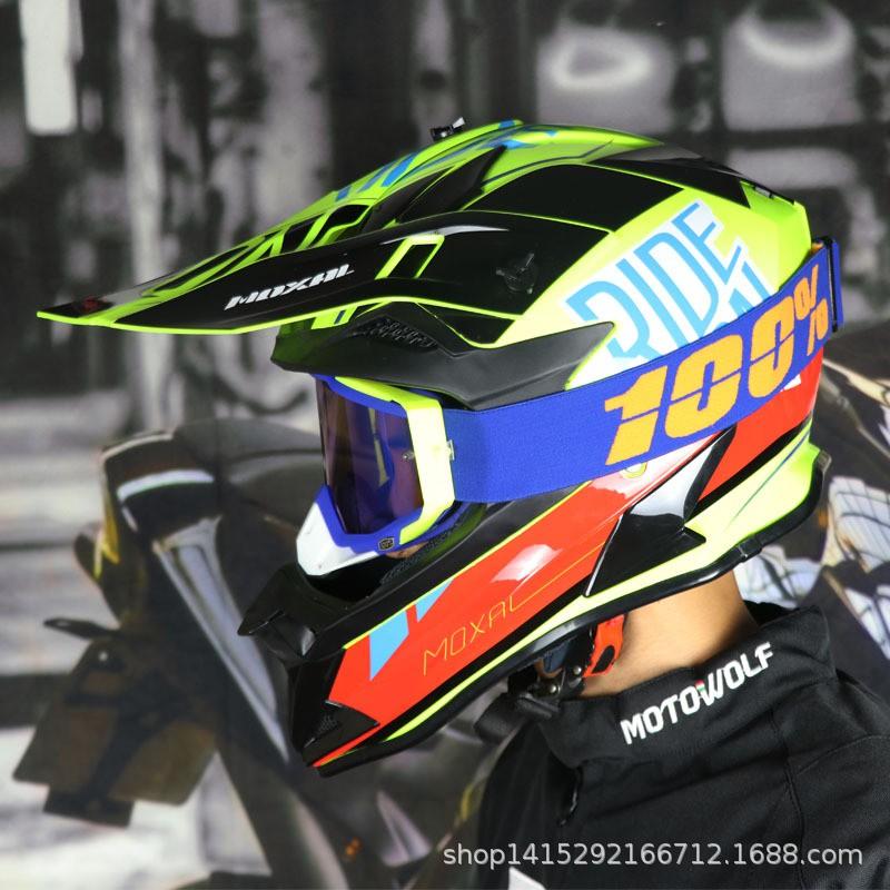 Full Face Off-Road Helmet ATV Dirt Bike Mountain Downhill Racing ABS Safety Gear