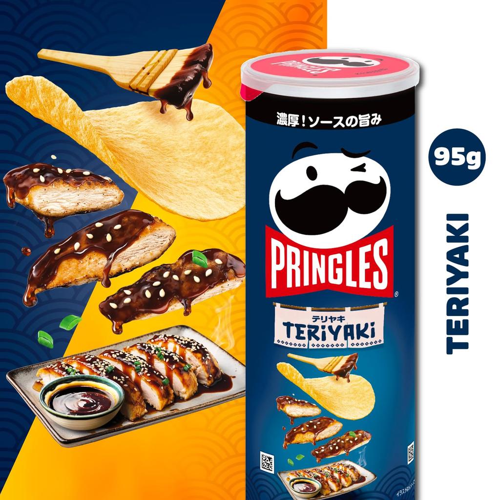 Pringles Терияки Средняя Банка 95г x 8 Kellogg's