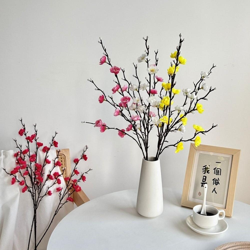 1pcs 54CM Artificial Plum Blossom Plastic Chinese Style Fake Plastic Flower Long Branch DIY Chinese Style Home Decor Home Decor