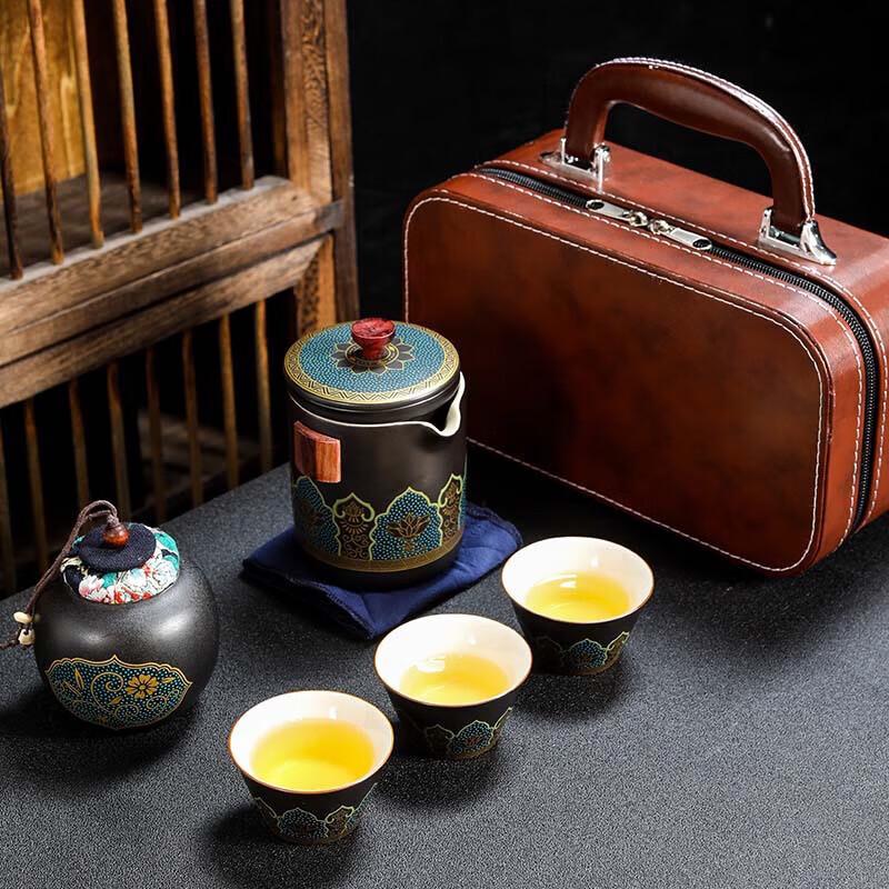Chaxun Portable Ceramic Travel Tea Set