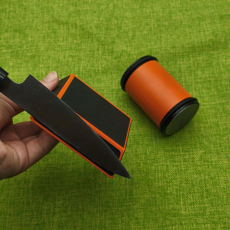 Новая роликовая точилка для ножей, четырехсторонний алмазный точильный камень, 15/18/20/22 градуса, магнитный угловой ролик для заточки кухонных ножей