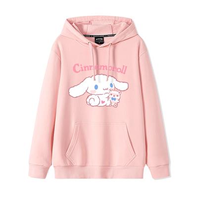 Толстовка с капюшоном Cinnamoroll для женщин 2025 Новая универсальная оверсайз толстовка в академическом стиле Свободная, удобная и модная