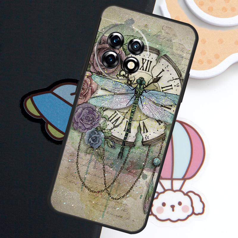 Dragonfly Case For OnePlus Nord CE 5 3 4 Lite N20 N30 OnePlus 15R 10T 12R 13R 15 13 12 11 10 Pro Cover