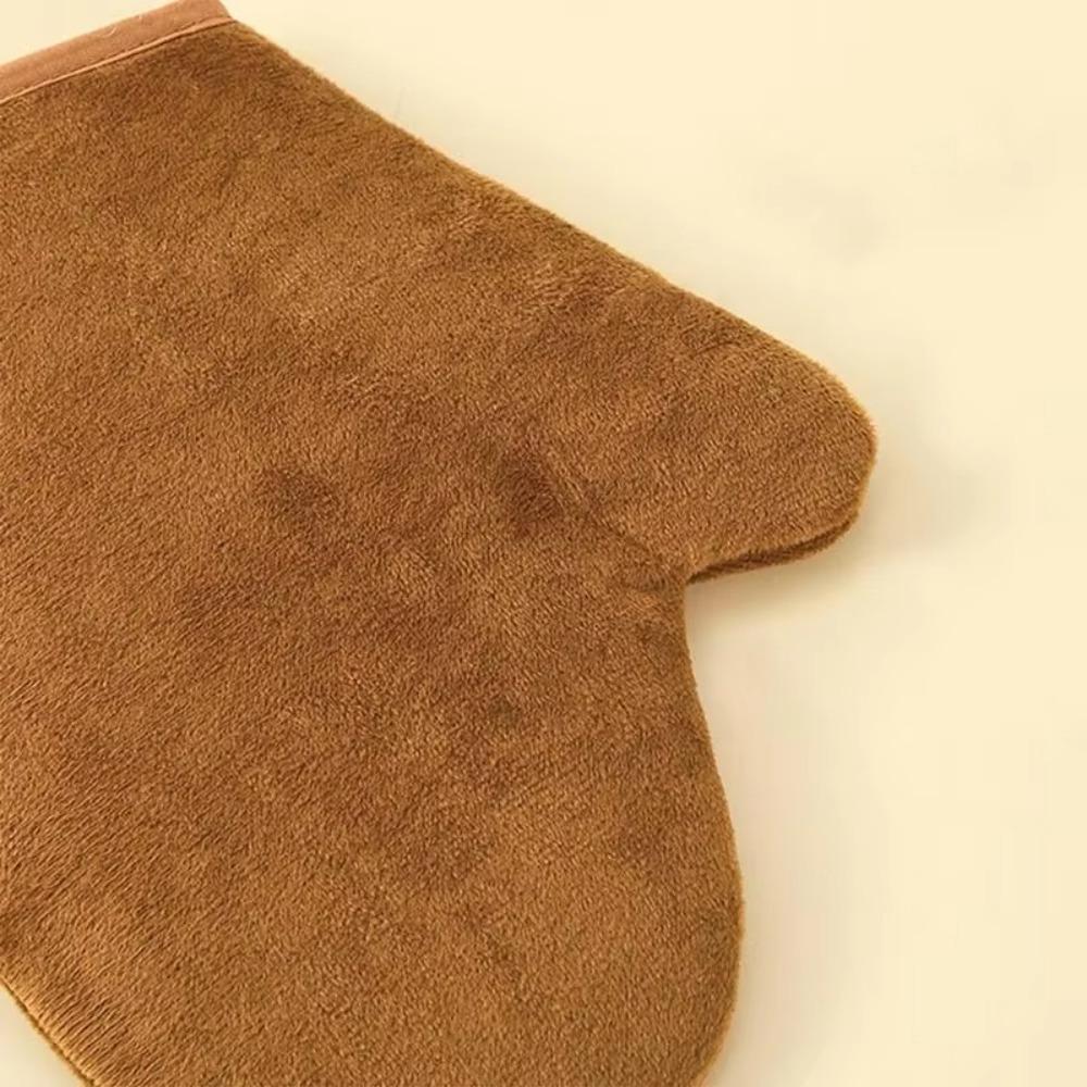 Makeup Applicator Body Lotion Glove Reusable Quick Dry Flocking Gloves Gifts Self-Tanning Mitt
