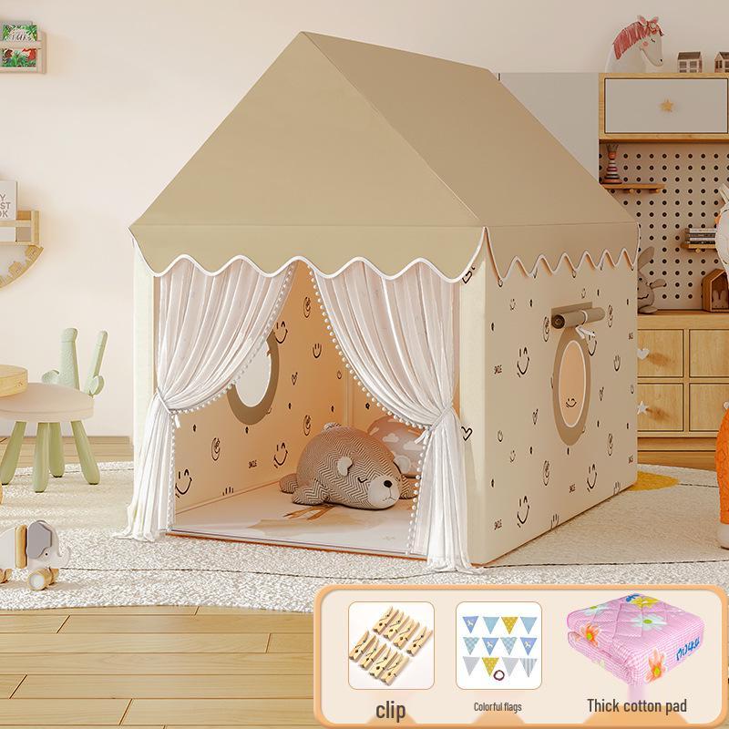 Princess Castle Play Tent for Kids with Mosquito Net - Indoor Pretend Play & Sleep Space