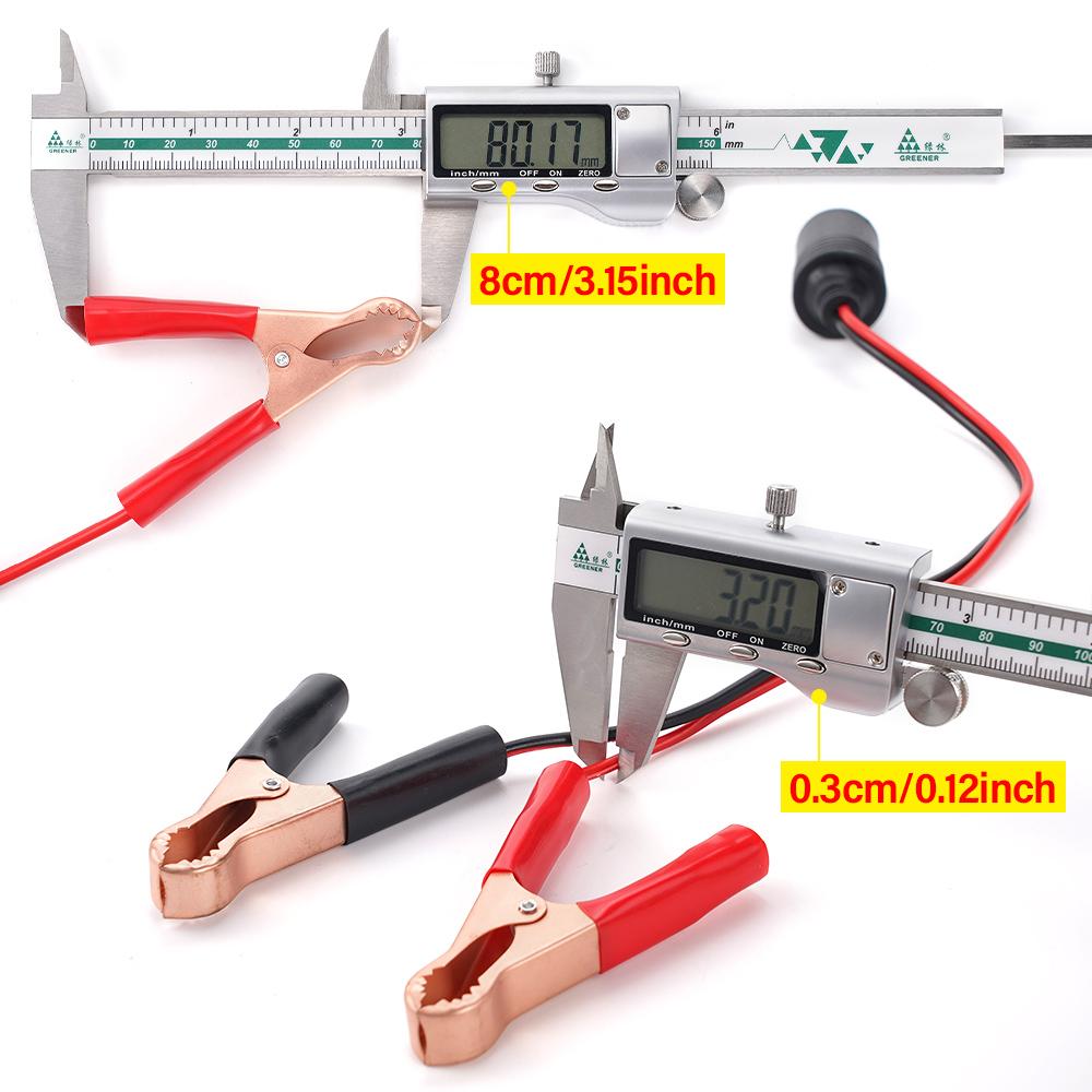 12 В автомобильные аксессуары 50 А гнездо для батареек автомобильный аккумулятор клемма зажим адаптер прикуривателя