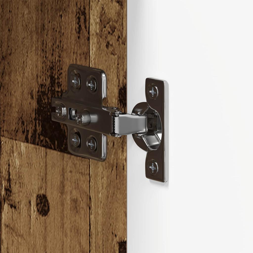 Bathroom Cabinet Set TULUM Reclaimed Wood 37 x 31.5 x 203 cm