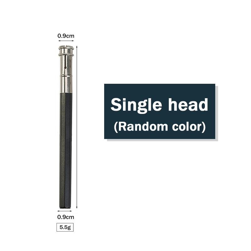 Регулируемый держатель-удлинитель для карандашей с одной/двумя головками, металлический/деревянный удлинитель, круглые/треугольные/шестиугольные карандаши, держатель для ручек