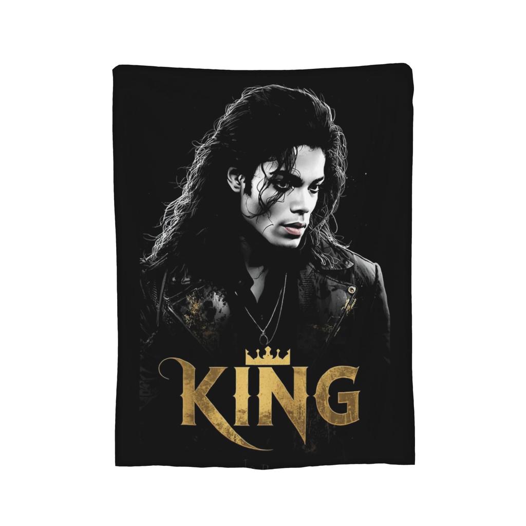 MJ Pop Rock Disco Velvet Throw Blankets Blankets for Home Outdoor Lightweight Bedspread,