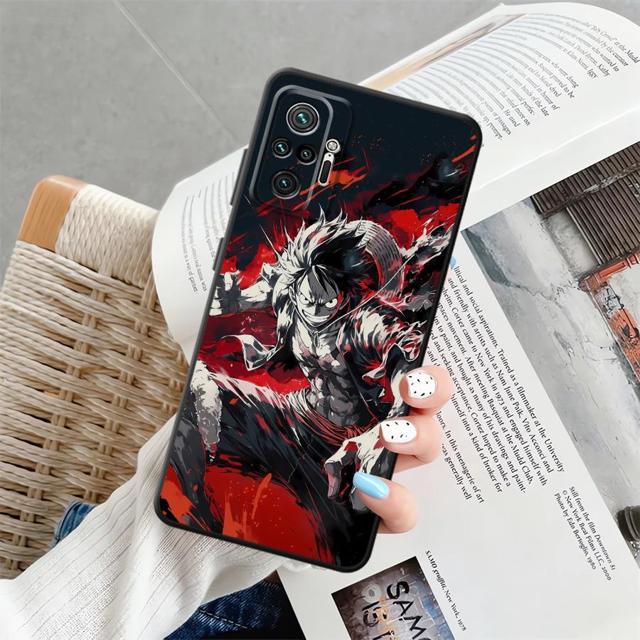 Чехол для Xiaomi Redmi Note 10S 12S 11S 11 13 12 Pro Plus 10 9 8 Pro 9s Funda Чехол для телефона Луффи Ван Пис