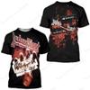 Rock Band Men's T-shirt 3d Judas Priest Print Tshirt Men Women Fashion Short Sleeve T-shirt Hip Hop Tops Tees Heavy Metal Tshirt