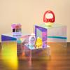 3Pcs Acrylic Cube Riser for Display Nesting Buffet Food Jewelry Dessert Action